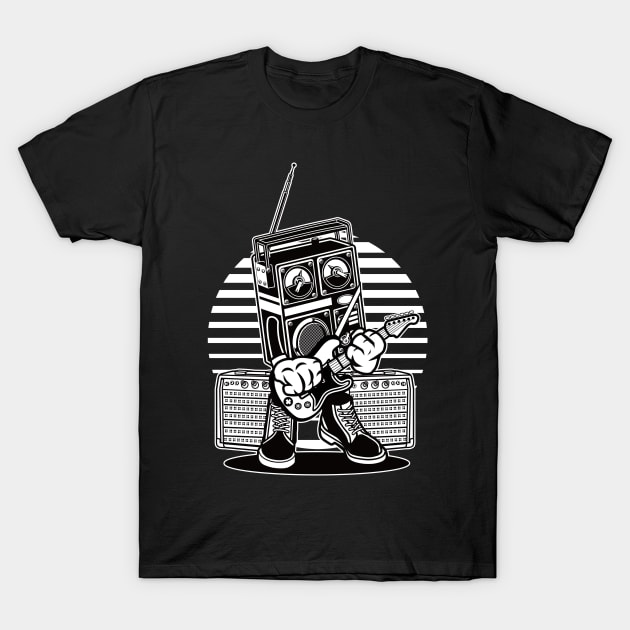 Radio Rock T-Shirt by Art-Man